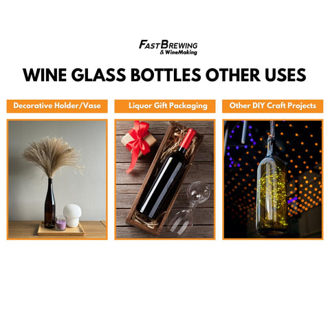 FastRack - W5 Wine Bottles, Bordeaux Liquor Bottles, Green Wine Bottles, 750 ml Empty Bottles, Empty Bottles for Drinks, 12 per Case