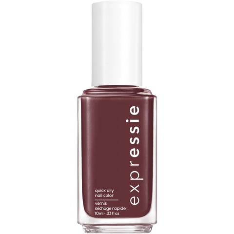 essie expressie Quick-Dry Vegan Nail Polish, Scoot Scoot, Plum Purple, 0.33 Ounce