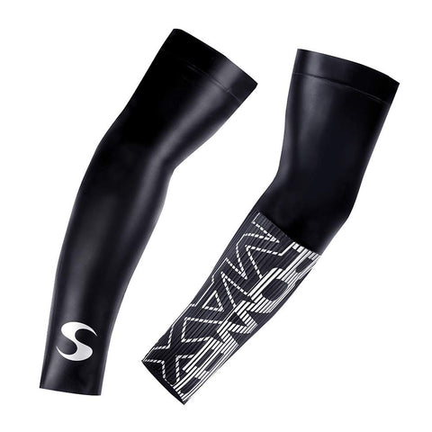 Synergy Neoprene Swim Sleeves (Black, Medium)