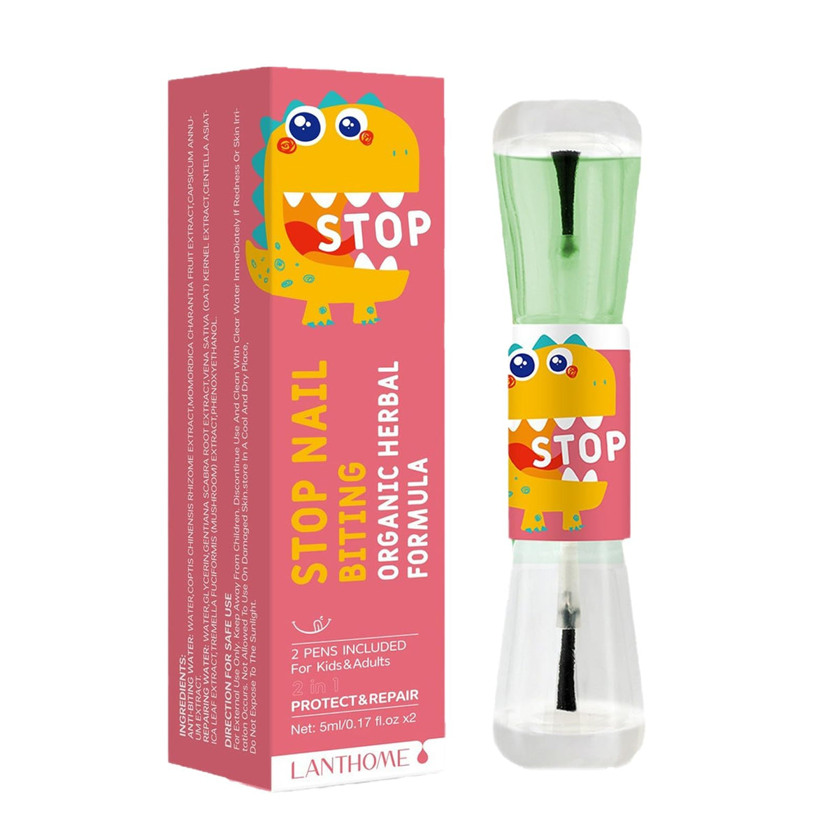 Nail Biting Prevention - No Bite Nail Polish - Easy Application Stop Nail Biting For Adults - Nail Safe Care Anti Nail Biting Polish - Bitter Nail Polish Bitter Taste Natural Plant Extract