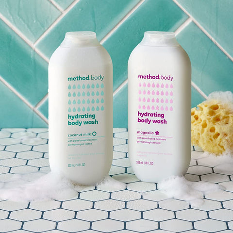 Method Body Wash, Hydrating Coconut Milk, Paraben and Phthalate Free, 18 oz (Pack of 1)