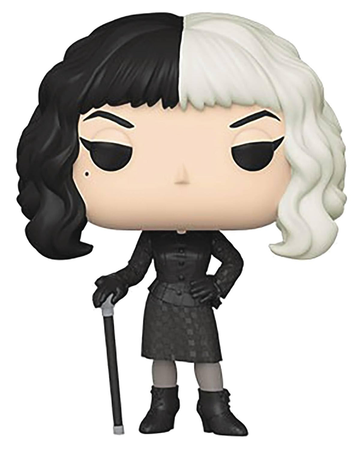POP Disney: Cruella - Cruella in Black Dress, Multicolor, Standard