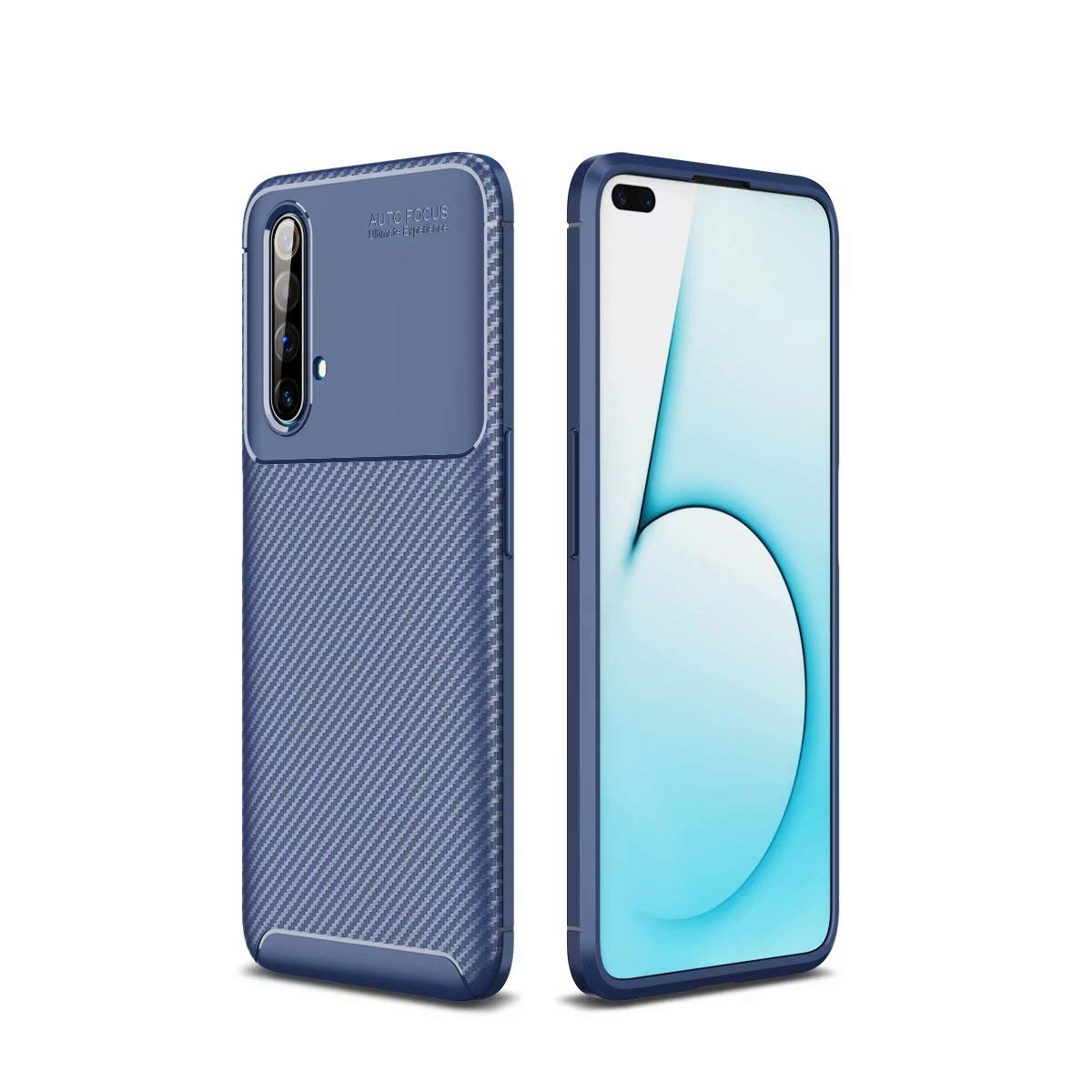 Wuzixi Case for LG V60.Soft Silicone Sleeve Design, Shockproof and Durable, Cover Case for LG V60.Blue