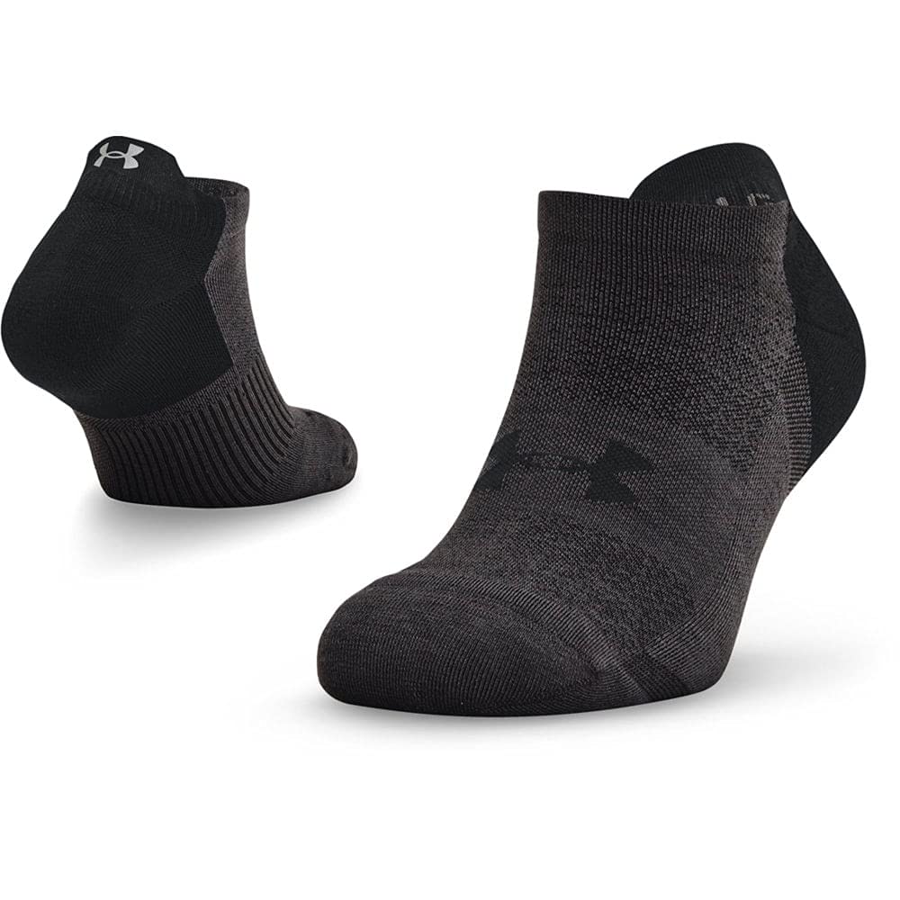 Under Armour Kids Dry Run No Shoe Socks Black M