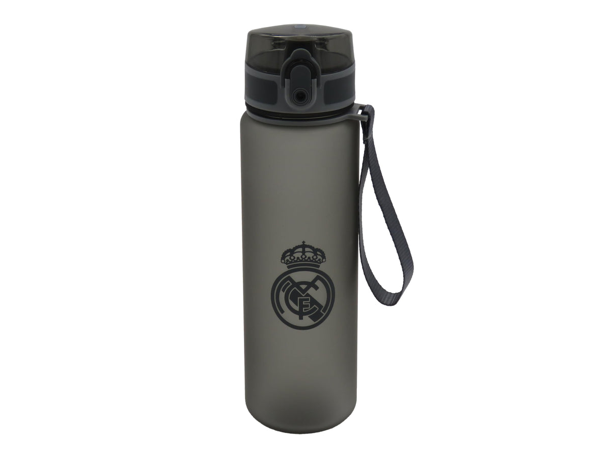 CyP Brands Real Madrid Official Black Sports Bottle - Water Canteen