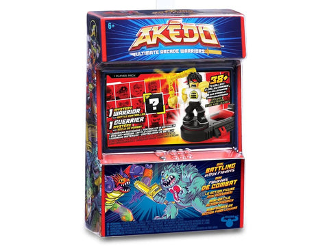 Akedo - Single Pack,with a Warrior and a Controller to Fight,There are 38 Different Figures to Collect,with Different Accessories and Movements,Random Model,Famous (AKE03000),Multicoloured,One Size