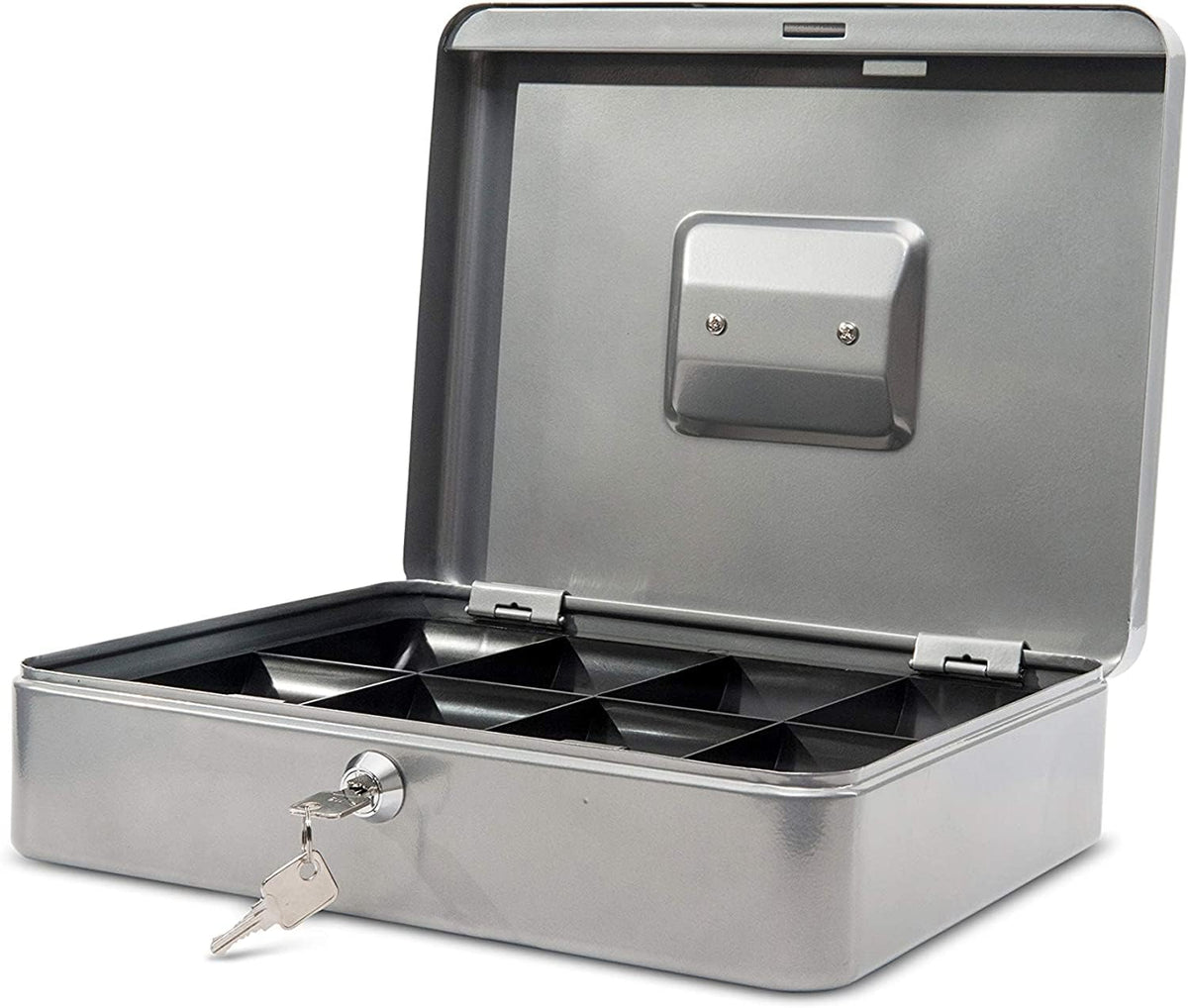 Maul 30 x 24.5 x 9 cm Cash Box 4 - Silver