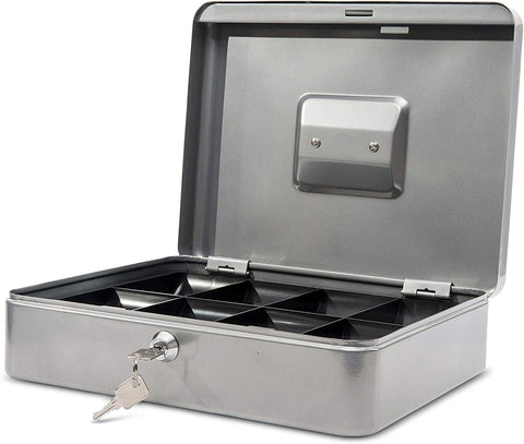 Maul 30 x 24.5 x 9 cm Cash Box 4 - Silver
