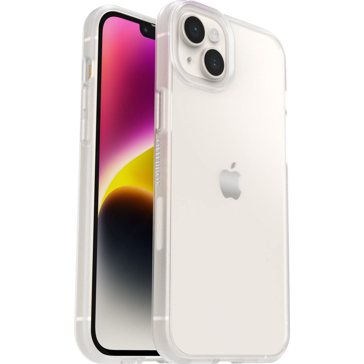 OtterBox Sleek Series Case for iPhone 14 Plus, Shock Proof, Drop Proof, Ultra-Slim, Protective Thin Case, Tested to Military Standard - Non-Retail Packaging, Clear