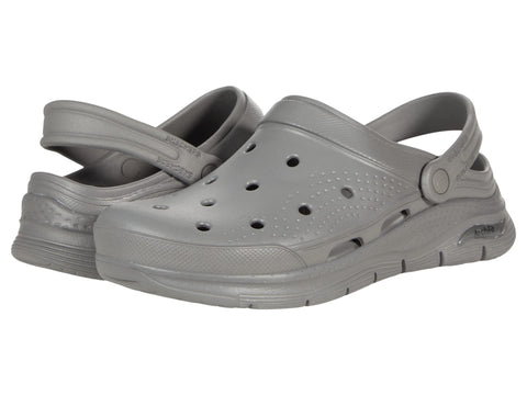 Skechers Men's Foamies Arch Fit-Valiant Clog, Charcoal, 9.5