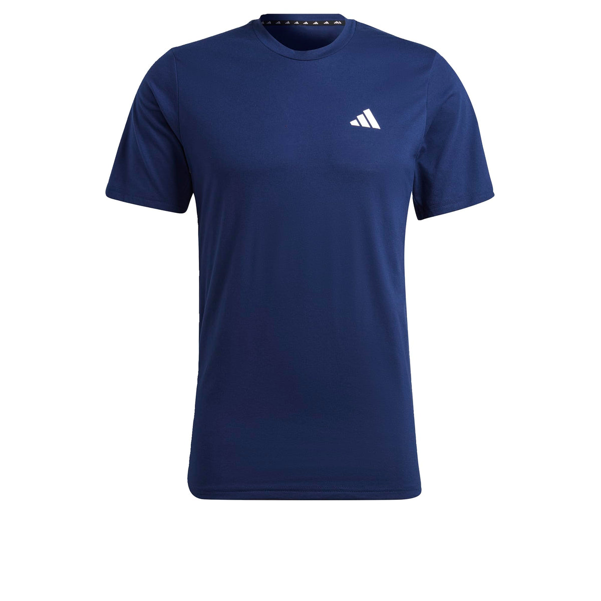 adidas Men's Essentials Feelready Training T-Shirt (Short Sleeve), Dark Blue/White, S
