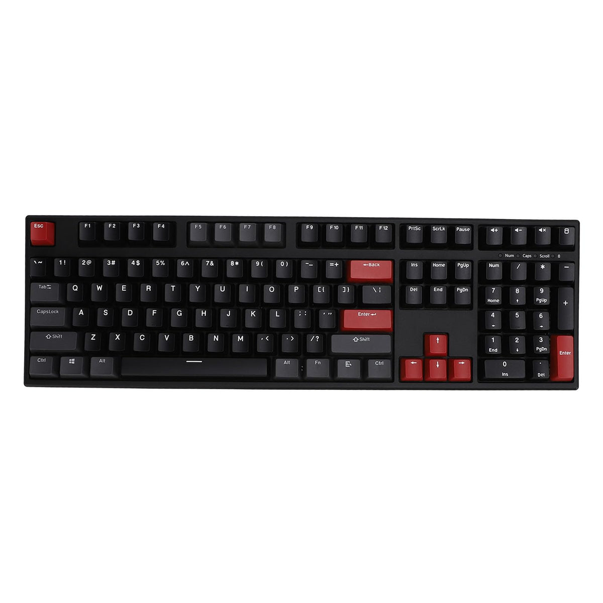 Wired Mechanical Keyboard Keypad RGB Red Switch Wired Gaming Keyboard for Mk108, Ergonomic Design RGB Gaming Keyboards
