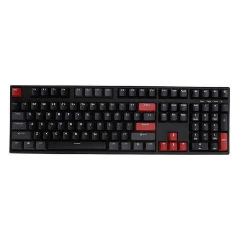 Wired Mechanical Keyboard Keypad RGB Red Switch Wired Gaming Keyboard for Mk108, Ergonomic Design RGB Gaming Keyboards