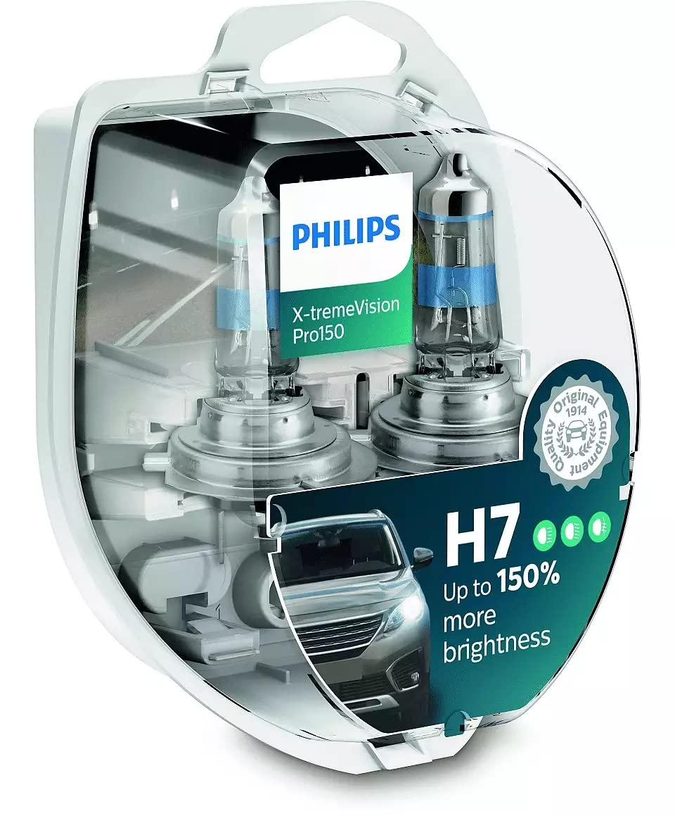 Philips X-tremeVision Pro150 Xtreme Vision Pro 150 Car Headlight Bulbs H7 (Twin)