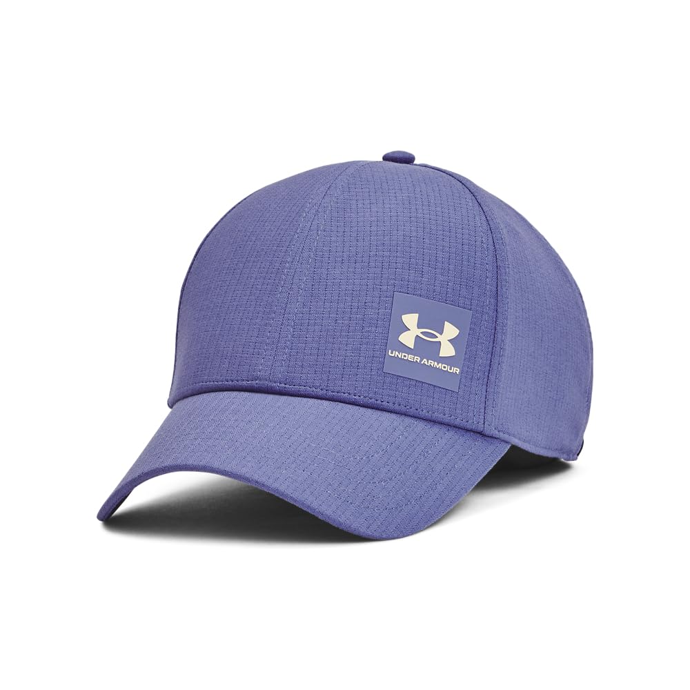 Under Armour Men's Iso-Chill ArmourVent Adjustable Hat, (561) Starlight / / Silt, One Size Fits Most
