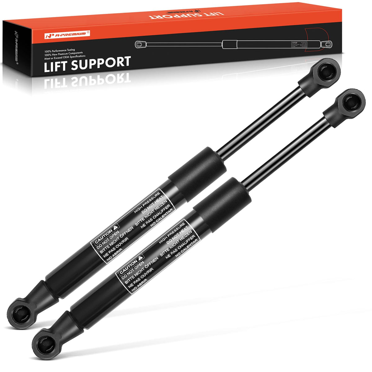 A-Premium Rear Trunk Lift Supports Shock Struts Compatible with Select BMW Model - E36 Series Z3 1998 1999 2000 2001 2002 - Replace # 41242497679, 51242497679, 2-PC Set