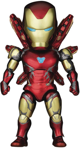 Beast Kingdom Avengers Endgame: Iron Man MK85 EAA-110 Egg Attack Action Figure, Multicolor