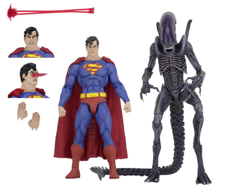 NECA 2019 SDCC Exclusive Superman vs Aliens 2-Pack Figure
