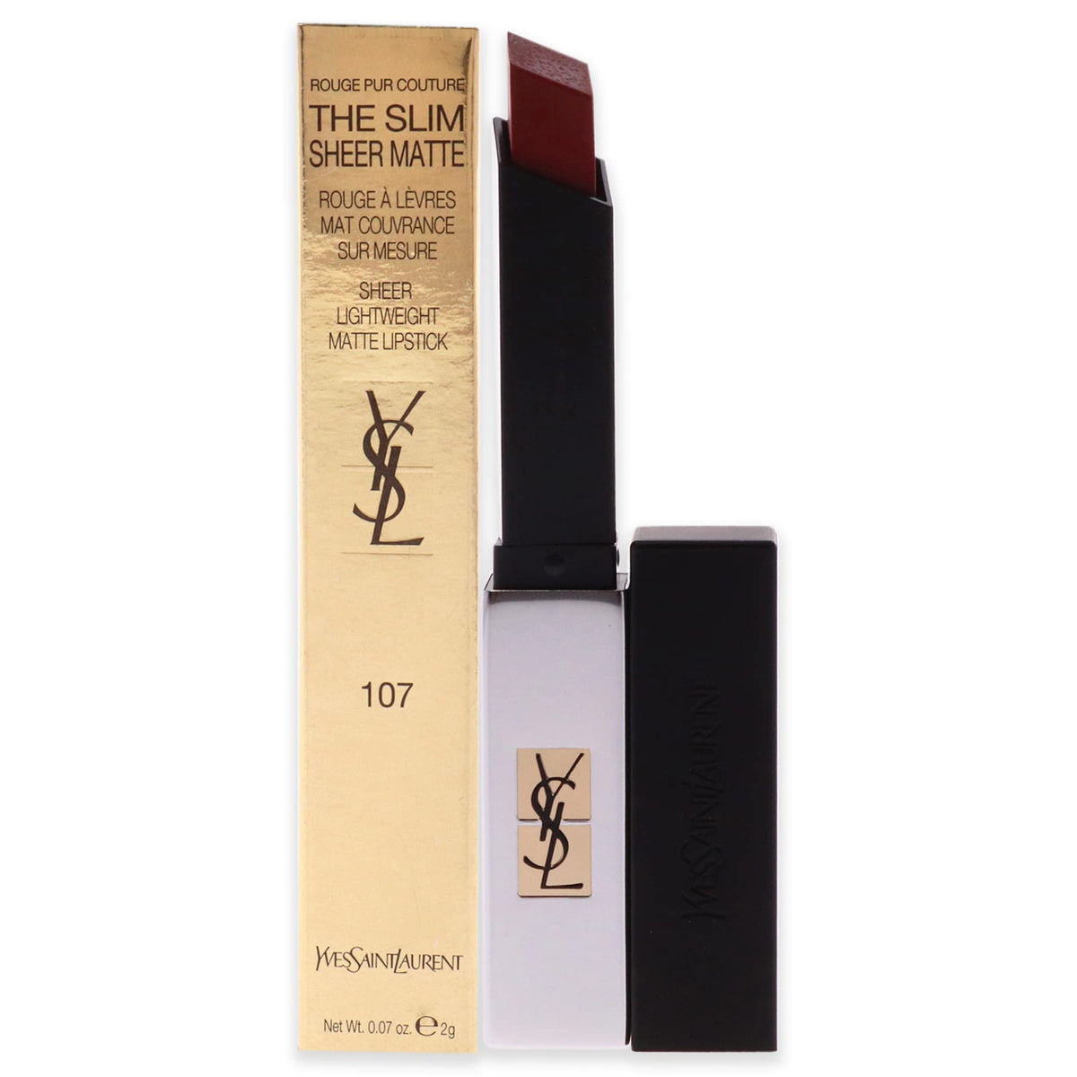 YSL N°107 - BARE BURGUNDY