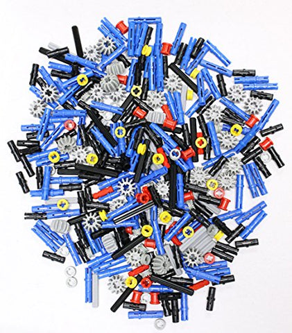 LEGO Technic NEW HUGE LOT 350 pcs CONNECTOR PIN GEAR AXLE BUSH LOT Grey Black Blue Red Yellow Bushing Mindstorms NXT ev3 Part Piece Robot Motor Robotics