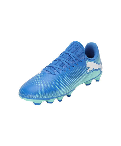 PUMA Future 7 Play FG/AG Jr Unisex-Child Sneaker, Blue, 18.0 cm