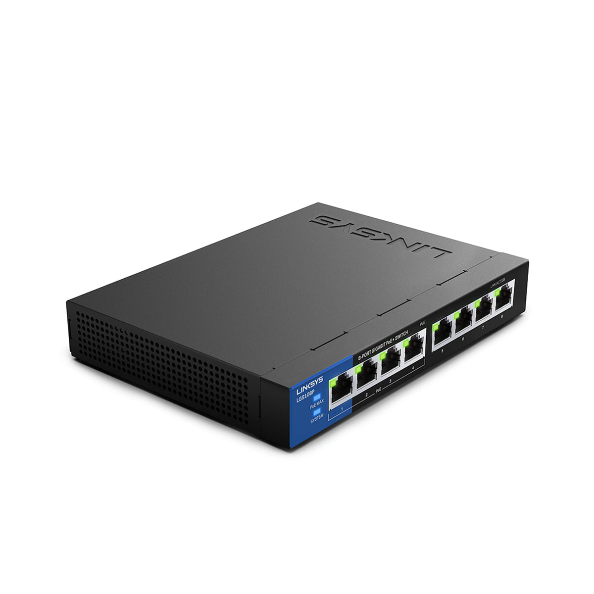 Linksys SWITCH UNMANAG SWITCHES POE 8-PORT, LGS108P-EU