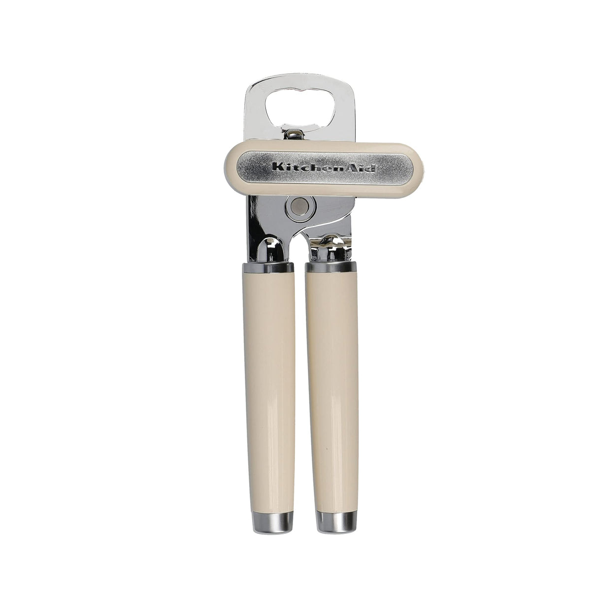 KitchenAid Tin Opener, Stainless Steel Can and Bottle Opener - Almond Cream