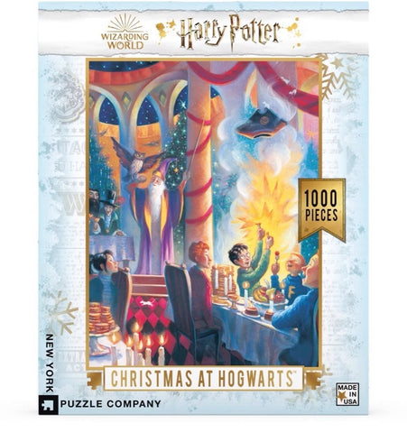 New York Puzzle Company - Harry Potter Christmas at Hogwarts - 1000 Piece Jigsaw Puzzle for Adults by Mary GrandPrÃƒÆ’Ã†â€™Ãƒâ€ Ã¢â‚¬â„¢ÃƒÆ’Ã¢â‚¬Å¡Ãƒâ€šÃ‚Â©