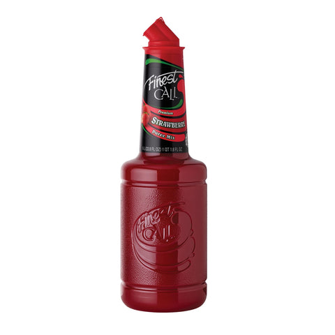 Finest Call Strawberry Puree, Premium Fruit Puree for Cocktails, Cooking and Baking, 1 Litre