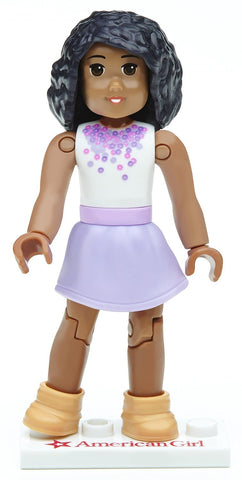 Mega Construx American Girl Series 1 Purple Passion Mini Figure