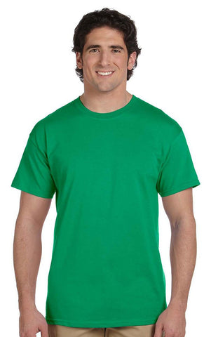 Hanes Short Sleeve 50/50 T-Shirt - 5170 , Small, Kelly Green