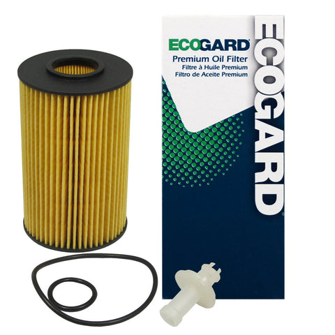 ECOGARD X5702 Premium Cartridge Engine Oil Filter for Conventional Oil Fits Toyota Tundra 5.7L 2007-2021, Tundra 4.6L 2010-2019, Sequoia 5.7L 2008-2021, Land Cruiser 5.7L 2008-2021