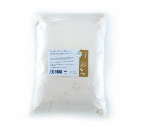 Magnesium Oxide Complementary Animal Feed Supplement 4kg - 98.3% Pure