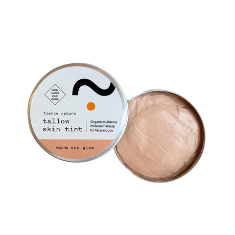 Fierce Nature Tinted Sun Balm Warm Sun Glow Tallow Skin Tint