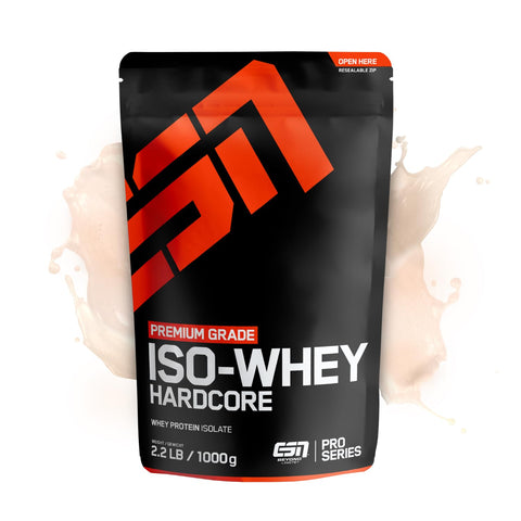 ESN Iso Whey Hardcore Protein Powder, Natural, 1000 g