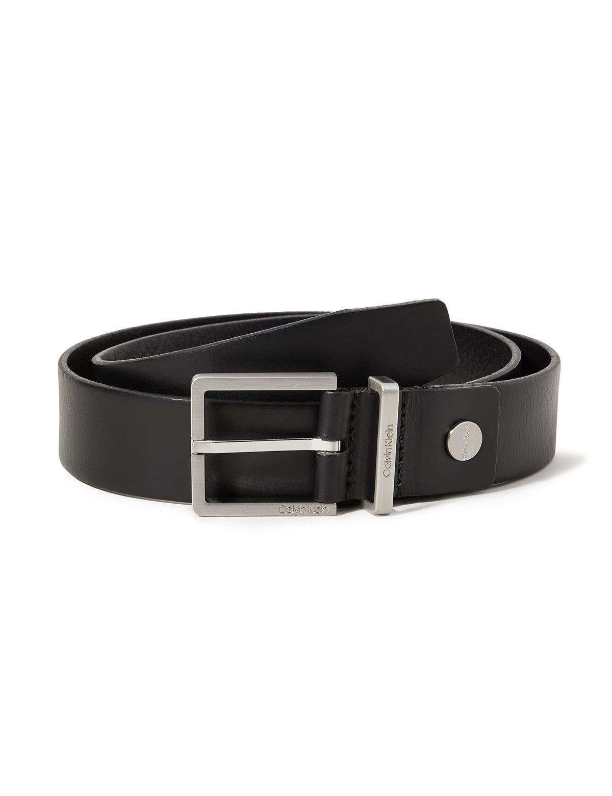 Calvin Klein Jeans Men's Casual Adj. Belt 3.5cm K50k504301 Belts, Black, 95