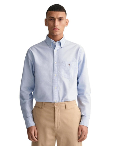 GANT Mens Oxford Shirt Light Pink Pale Blue XL