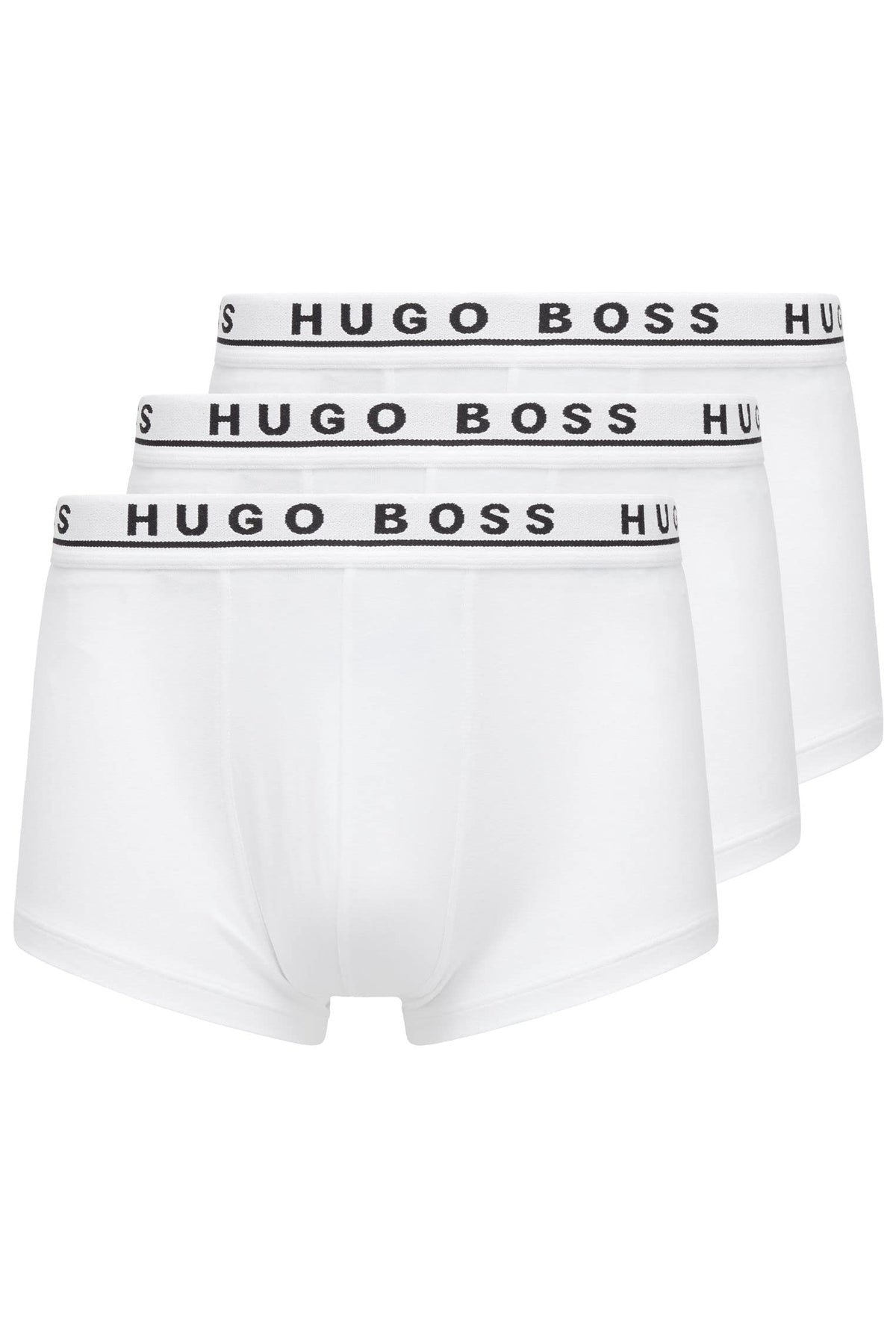Hugo Boss Mens Boxer Shorts Underwear Trunk 3P 50325403 Size S White