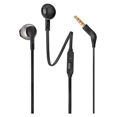 JBL T205 Wired In-Ear Headphones - Black earphones Airpods earbuds headphones