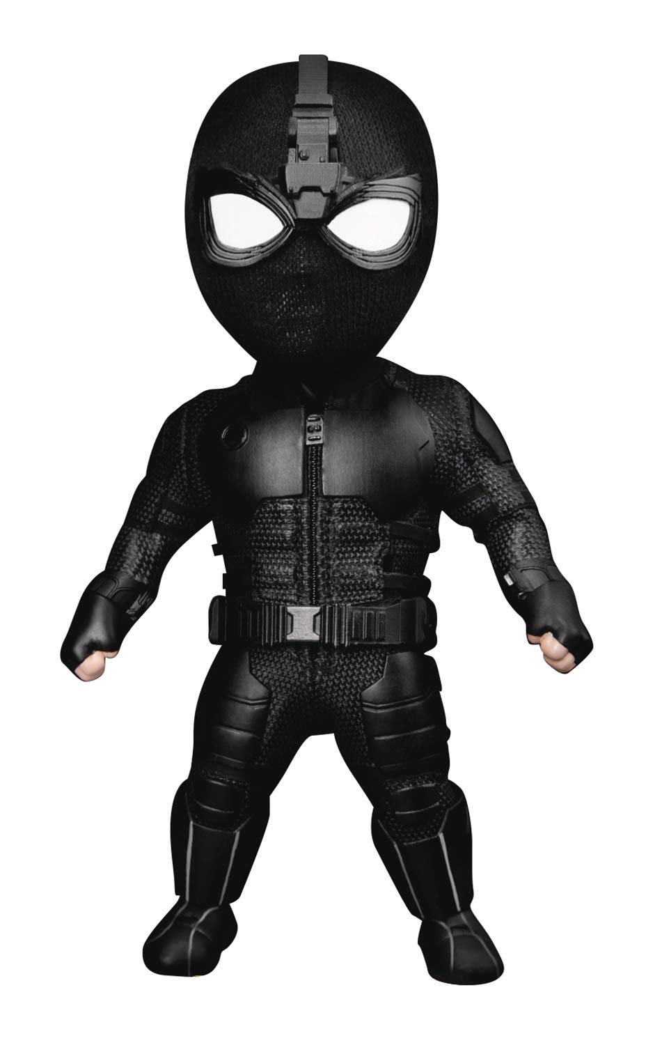 Beast Kingdom Spider-Man Far from Home: Stealth Spider-Man EAA-098 Egg Attack Action Figure, Multicolor