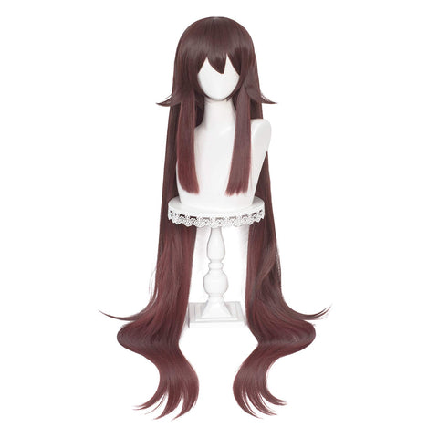 Anime Cosplay Wig, Genshin Impact Wig, with two Wig Caps, for Halloween, Party & etc. (Hutao Cosplay)