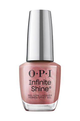 OPI Infinite Shine Chicago Champaign Toast | Opaque Dark Pink Pearl Long Wear Gel Like Nail Polish | Vegan, Long Lasting, Streak Free