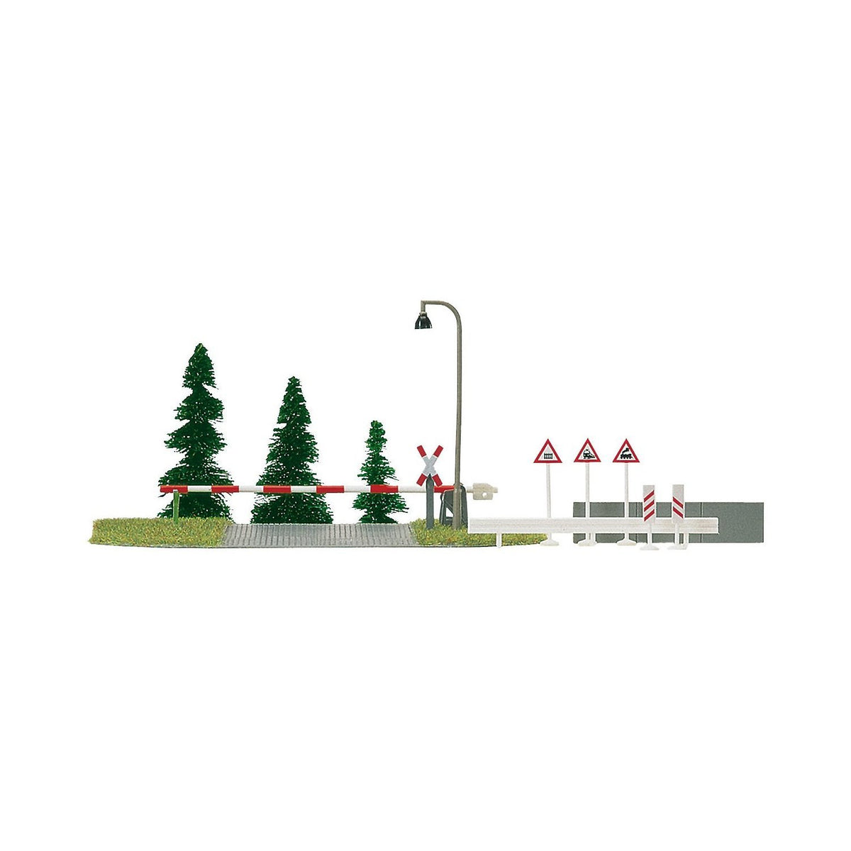Busch 6040 Rail Level Crossing Scene HO Signals Scale Model Signals