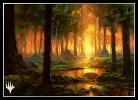Magic The Gathering Theros Forest Card Game Sleeves Collection MTGS-095 80CT