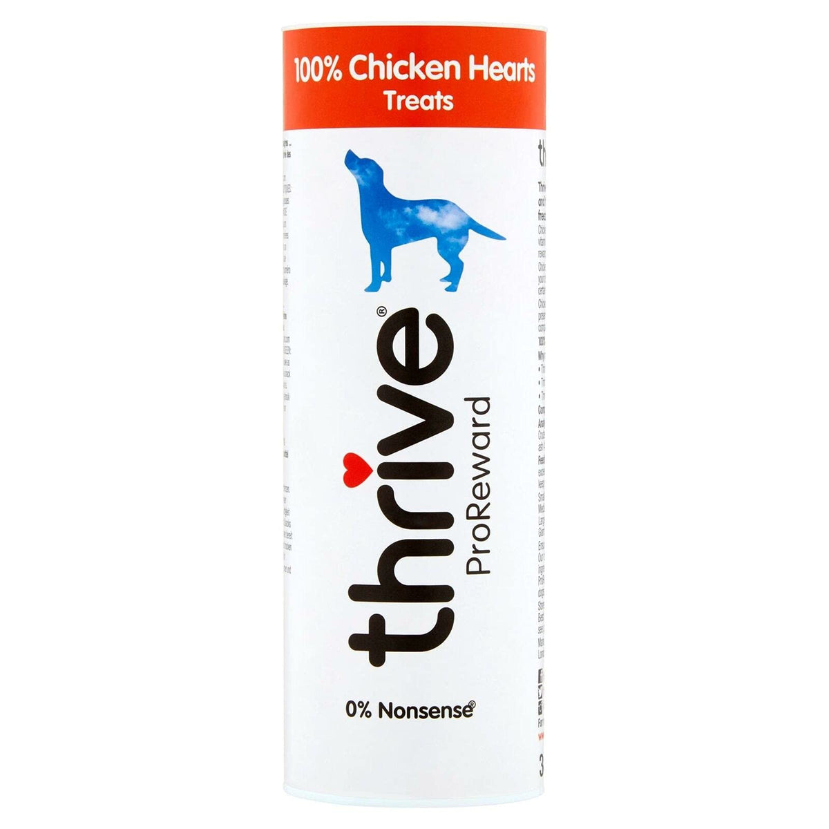 thrive Petproject ProReward 100% Chicken Hearts Dog Treats 30g Tube