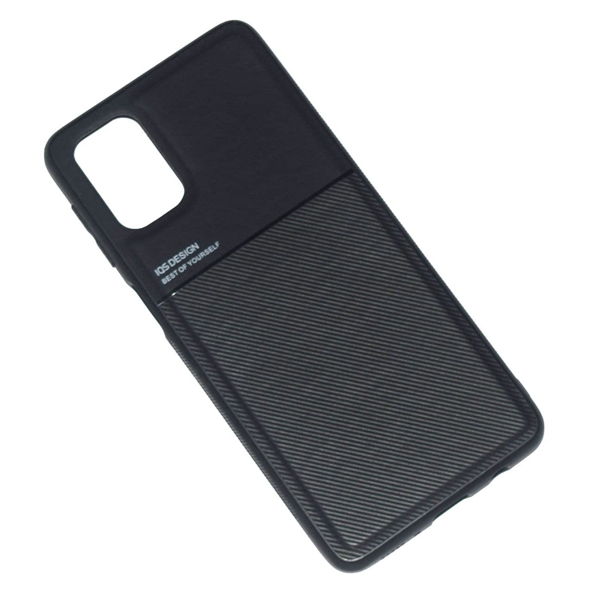 Kepuch Mowen Case Cover Bumper Built-in Metal Plate for Samsung Galaxy M31S - Black