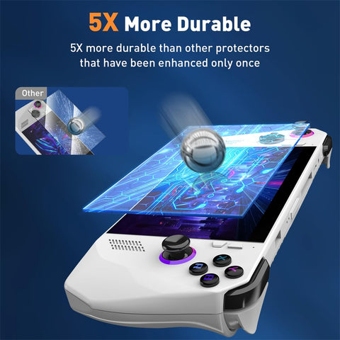 HD Tempered Film for ROG Ally Anti-Explosion Anti-Blue Light Full Screen Protective Film for ROG Ally Game Console Film