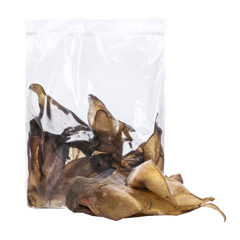 J R Pet Products 5 x Extra Large Cows Ears XL With Meat 100% Natural Traditional Dog Treat Chew