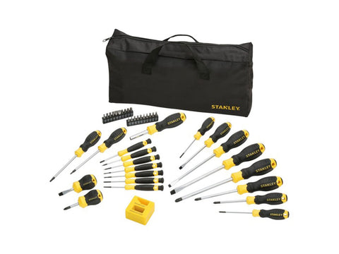 Stanley STHT0-62113 Screwdriver with Pouch, Multi-Colour, Set of 42 Piece