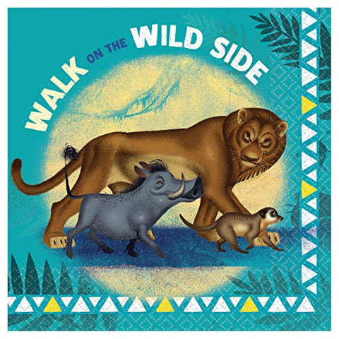 "Disney The Lion King" Teal Luncheon Party Napkins, 6.5" x 6.5", 16 Ct.